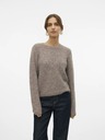 Vero Moda Hnedý dámsky sveter Vero Moda Novah