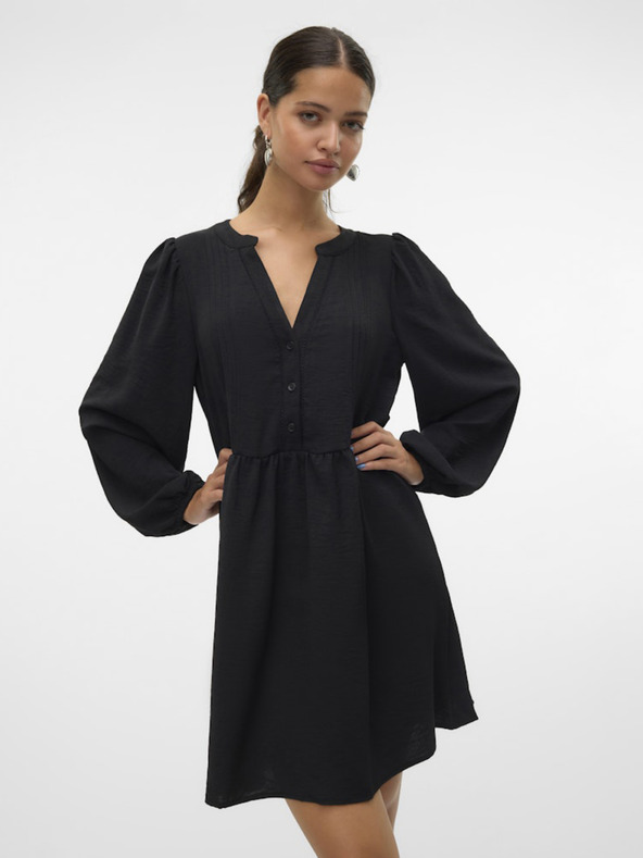 Vero Moda Čierne dámske šaty Vero Moda Emma