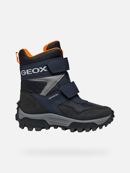 Geox Tmavomodré chlapčenské zimné topánky Geox Himalaya B ABX