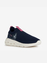 Geox Tmavomodré dievčenské slip on tenisky Geox