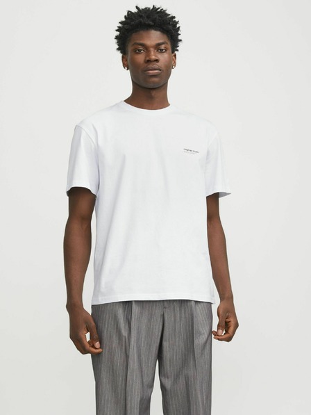 Jack & Jones Biela pánska mikina Jack & Jones Vesterbro