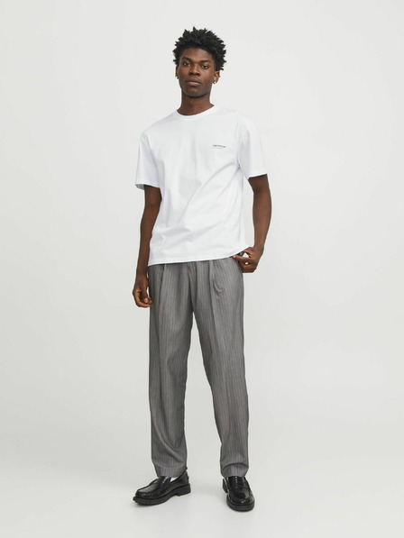 Jack & Jones Biela pánska mikina Jack & Jones Vesterbro