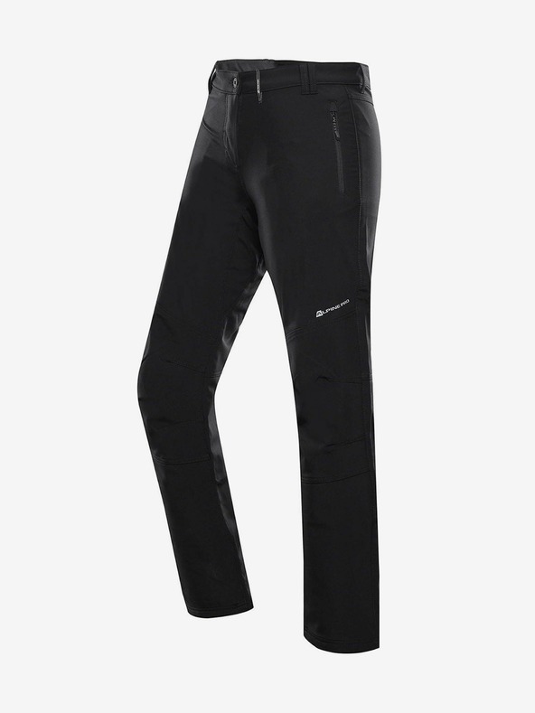 ALPINE PRO Dámske softshellové nohavice ALPINE PRO MURIA 3 INS. black