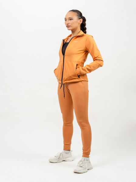 Nebbia SLEEK 481 Oranžová mikina na zips