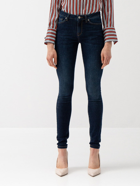 Selected Femme Tmavomodré skinny džínsy Selected Femme
