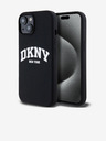DKNY Liquid Silicone Arch Logo MagSafe zadný kryt pre iPhone 15 Black DKNY