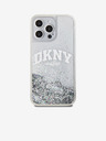 DKNY Liquid Glitter Arch Logo Zadný kryt pre iPhone 15 Pro Max Transparent DKNY