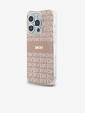 DKNY Zadný kryt PC/TPU s opakovaným vzorom Tonal Stripe Magsafe pre iPhone 15 Pro Pink DKNY