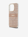 DKNY Zadný kryt PC/TPU s opakovaným vzorom Tonal Stripe Magsafe pre iPhone 15 Pro Pink DKNY