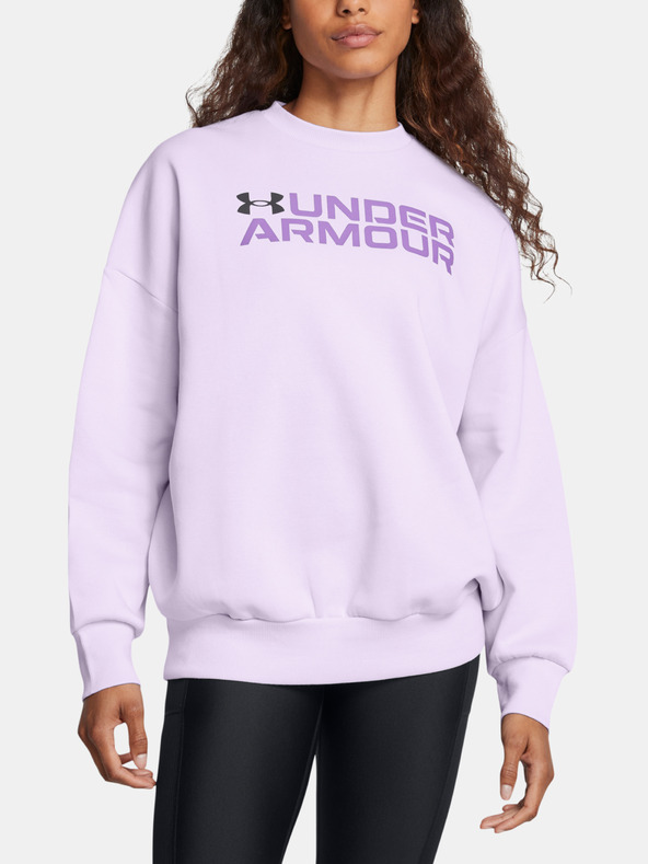 Under Armour Dámska mikina Under Armour Rival Fleece WordmarkOS Crew-PPL