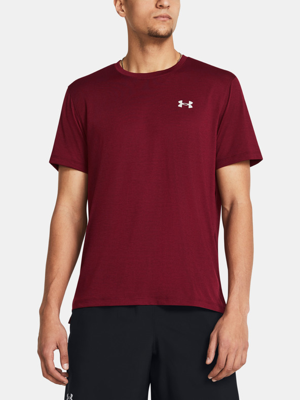 Under Armour Pánske tričko Under Armour UA LAUNCH SHORTSLEEVE-RED