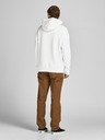 Jack & Jones Biela pánska základná mikina Jack & Jones Star