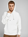 Jack & Jones Biela pánska základná mikina Jack & Jones Star
