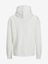 Jack & Jones Biela pánska základná mikina Jack & Jones Star