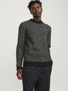 Jack & Jones Čierny pánsky sveter Jack & Jones Sapce