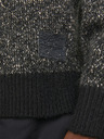 Jack & Jones Čierny pánsky sveter Jack & Jones Sapce