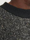 Jack & Jones Čierny pánsky sveter Jack & Jones Sapce