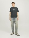 Jack & Jones Tmavošedé pánske tričko Jack & Jones Vesterbro