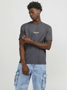 Jack & Jones Šedé pánske tričko Jack & Jones Vesterbro