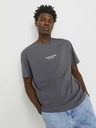 Jack & Jones Šedé pánske tričko Jack & Jones Vesterbro