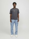 Jack & Jones Šedé pánske tričko Jack & Jones Vesterbro