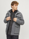 Jack & Jones Šedá pánska bunda Jack & Jones