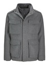 Jack & Jones Šedá pánska bunda Jack & Jones