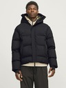 Jack & Jones Čierna pánska zimná prešívaná bunda Jack & Jones Alpha