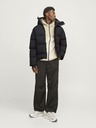 Jack & Jones Čierna pánska zimná prešívaná bunda Jack & Jones Alpha