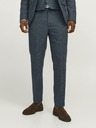 Jack & Jones Tmavomodré pánske chino nohavice s plátnom Jack & Jones Winter
