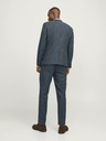 Jack & Jones Tmavomodré pánske chino nohavice s plátnom Jack & Jones Winter