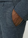 Jack & Jones Tmavomodré pánske chino nohavice s plátnom Jack & Jones Winter