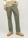 Jack & Jones Khaki pánske nohavice Jack & Jones Eddie