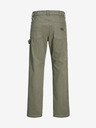Jack & Jones Khaki pánske nohavice Jack & Jones Eddie