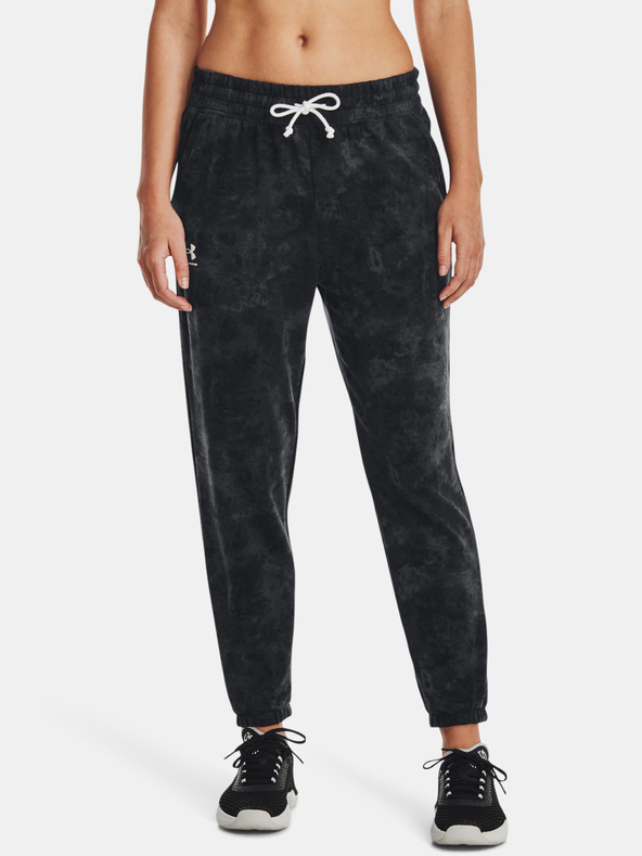 Under Armour Dámske teplaky Under Armour Rival Terry Print Jogger