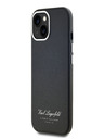 Karl Lagerfeld Grained PU Hotel RSG zadný kryt pre iPhone 15 čierny Karl Lagerfeld