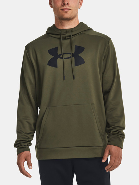 Under Armour Pánska mikina Under Armour UA Armour Fleece Big Logo HD-GRN