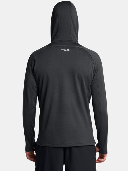 Under Armour Pánska mikina Under Armour UA TRAIL RUN HOODIE-GRY