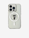 Karl Lagerfeld Karl Lagerfeld IML Ikonik MagSafe Zadný kryt pre iPhone 15 Pro Transparent