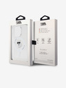 Karl Lagerfeld Karl Lagerfeld IML Choupette MagSafe Zadný kryt pre iPhone 15 Pro Transparent
