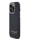 Karl Lagerfeld Grained PU Hotel RSG zadný kryt pre iPhone 14 Pro čierny Karl Lagerfeld