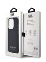 Karl Lagerfeld Grained PU Hotel RSG zadný kryt pre iPhone 14 Pro čierny Karl Lagerfeld