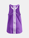 Under Armour Dievčenské tielko Under Armour Tech Knockout Tank-PPL