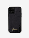 Guess Zadný kryt Guess Sequin Script Logo pre iPhone 12/12 Pro Black