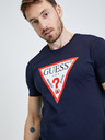 Guess Tmavomodré pánske tričko Guess