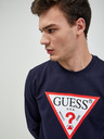 Guess Tmavomodrá pánska košeľa s dlhým rukávom Guess Audley
