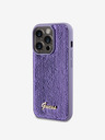 Guess Guess Sequin Script Logo Zadný kryt pre iPhone 15 Pro Max Purple