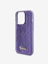 Guess Guess Sequin Script Logo Zadný kryt pre iPhone 15 Pro Max Purple