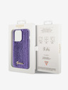 Guess Guess Sequin Script Logo Zadný kryt pre iPhone 15 Pro Max Purple