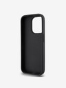 DKNY PU kožený zadný kryt Repeat Pattern Card Pocket pre iPhone 15 Pro Max Black DKNY